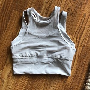 Lululemon cropped workout tank